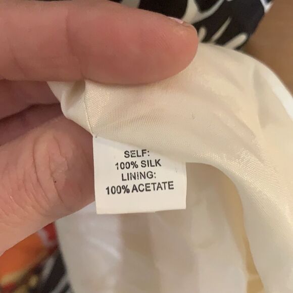 Phoebe Couture B/W Butterfly midi halter silk dress - Picture 8 of 11